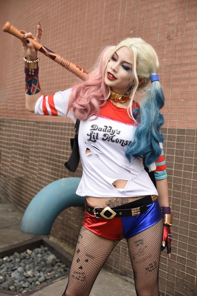 辰也 - Harley Quinn_ Suicide Squad-2018 NYX Professional Makeup Luv Out Loud 真本色、大聲愛 COSPLAY彩妝造型大賽