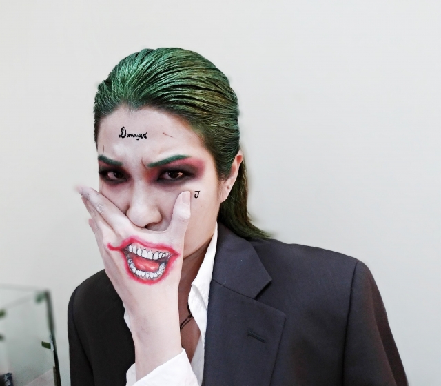 Chris - JOKER in Suicide Squad 瘋狂無悔的愛-2018 NYX Professional Makeup Luv Out Loud 真本色、大聲愛 COSPLAY彩妝造型大賽