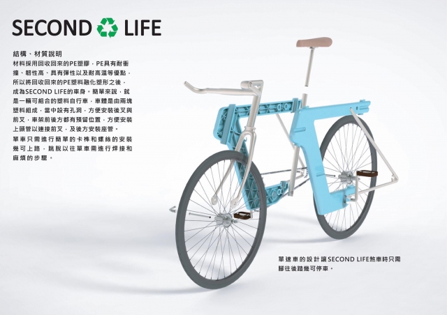 SECOND LIFE 環保自行車-復興商工「2018新起點．新未來」專題製作人氣獎(B類)