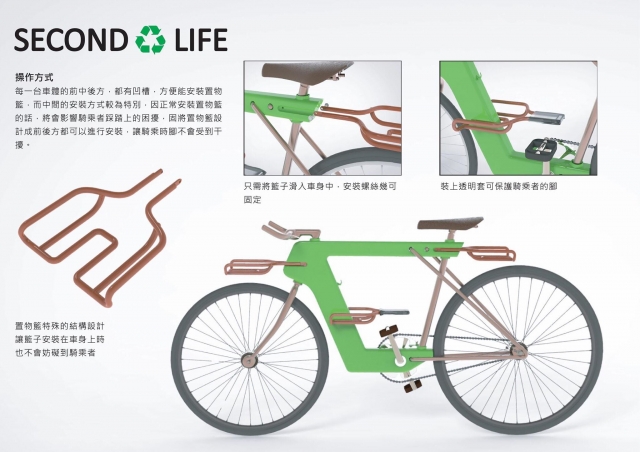 SECOND LIFE 環保自行車-復興商工「2018新起點．新未來」專題製作人氣獎(B類)