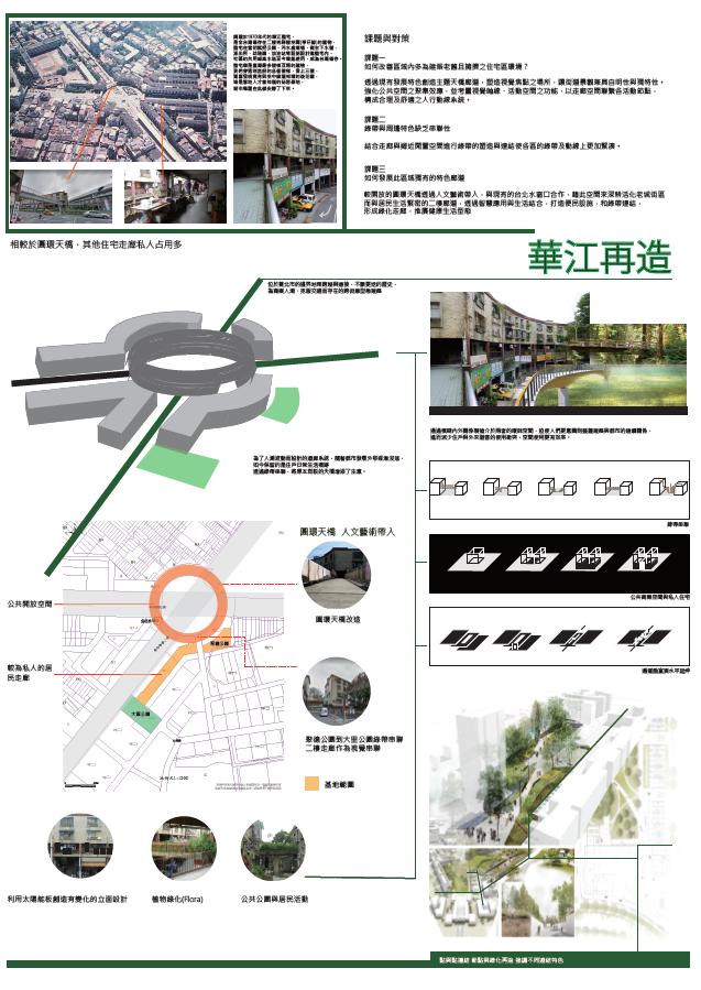 華江地區區段徵收【A136】-第二屆臺北智慧生態社區設計競圖人氣票選