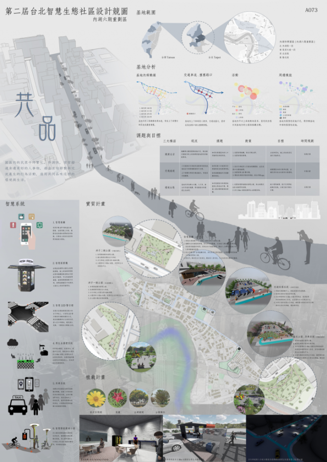 內湖六期重劃【A073】-第二屆臺北智慧生態社區設計競圖人氣票選