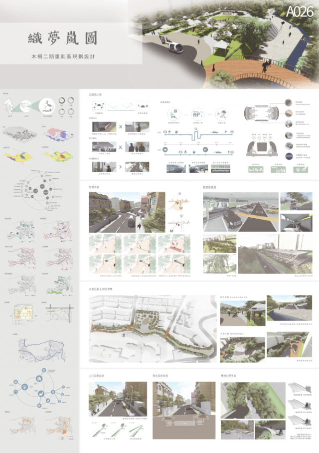 木柵二期重劃【A026】-第二屆臺北智慧生態社區設計競圖人氣票選