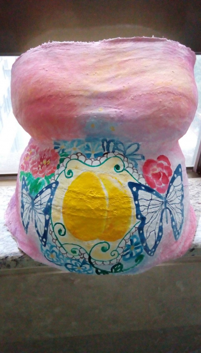 寶貝-創意胸肚模彩繪