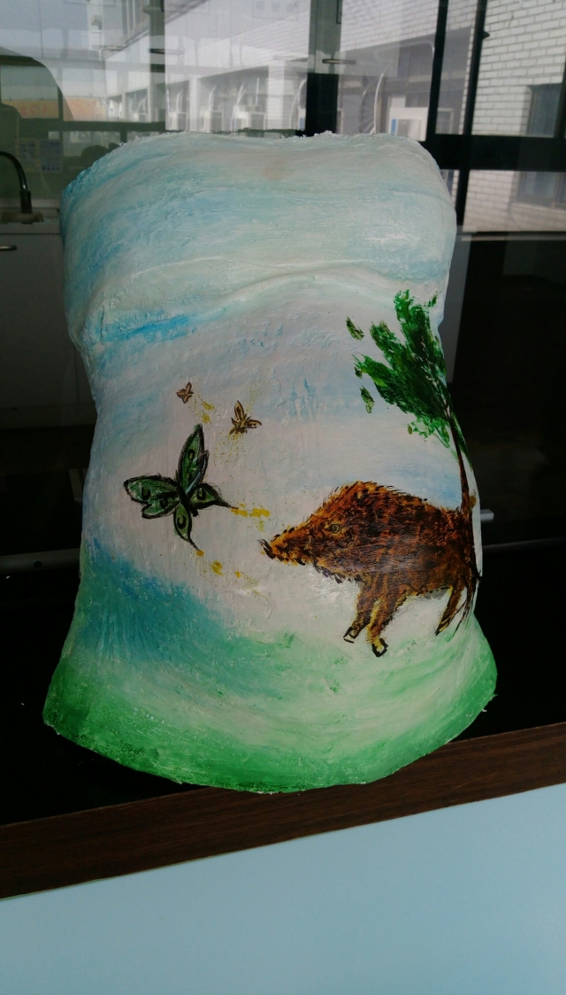 新生-創意胸肚模彩繪