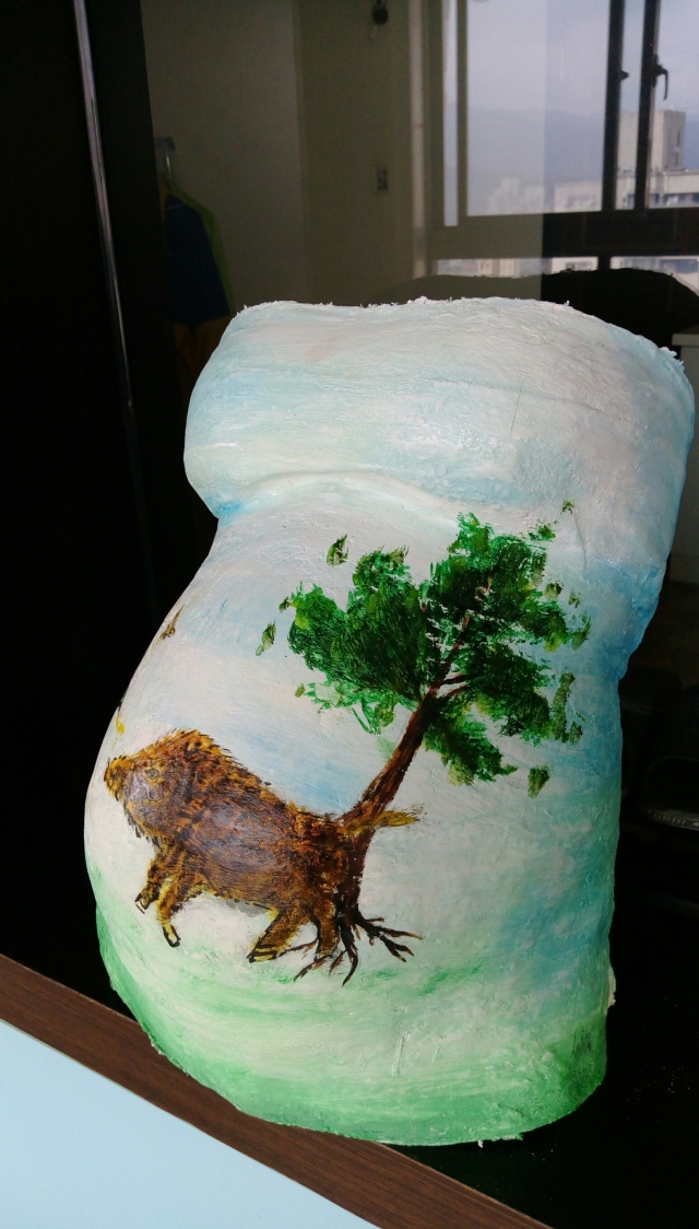 新生-創意胸肚模彩繪