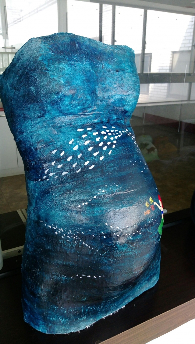 悠游～優游～-創意胸肚模彩繪