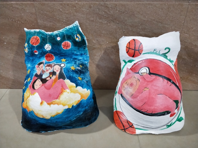 神奇寶貝蛋/blessing-創意胸肚模彩繪