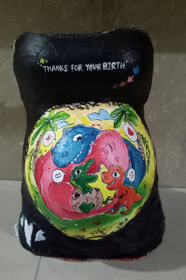 和樂龍龍-創意胸肚模彩繪