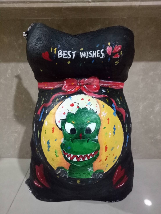 和樂龍龍-創意胸肚模彩繪