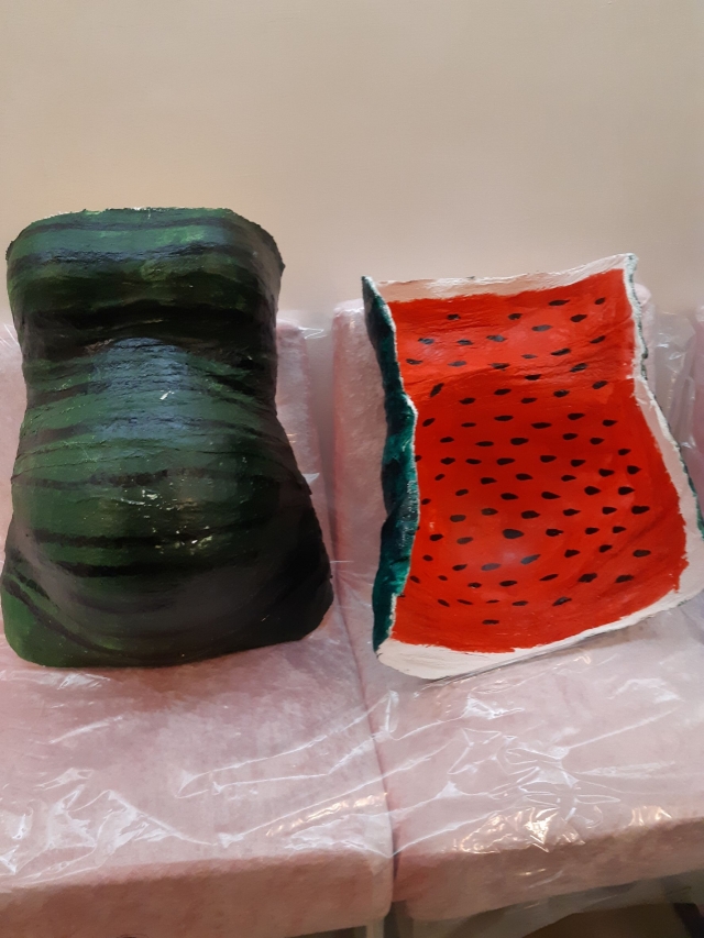 小西瓜-創意胸肚模彩繪