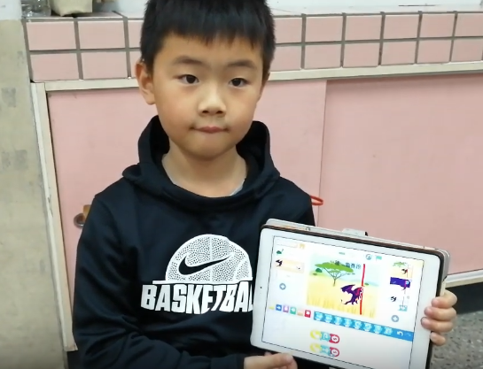 文化國小-梁OO- Scratchjr 龜龍賽跑-107學年度第一學期SCRATCHJR競賽
