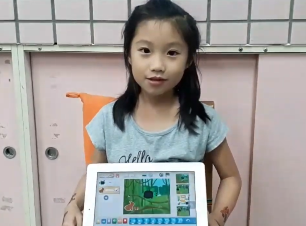文化國小-葉OO -Scratchjr 龜兔賽跑-107學年度第一學期SCRATCHJR競賽