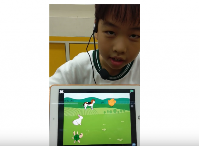 頂溪國小 Scratch jr 黃OO--龜兔賽跑-107學年度第一學期SCRATCHJR競賽