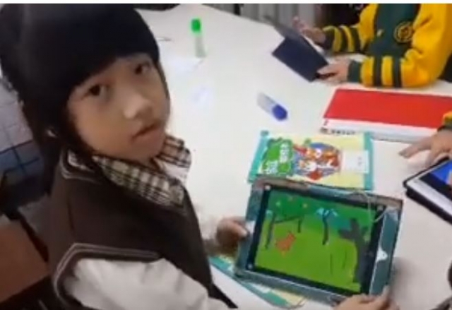 育才國小 ScratchJr_徐同學的「龜兔賽跑」-107學年度第一學期SCRATCHJR競賽