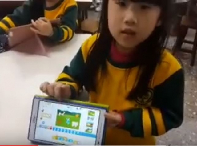 育才國小 ScratchJr_李同學的「看誰不一樣」-107學年度第一學期SCRATCHJR競賽