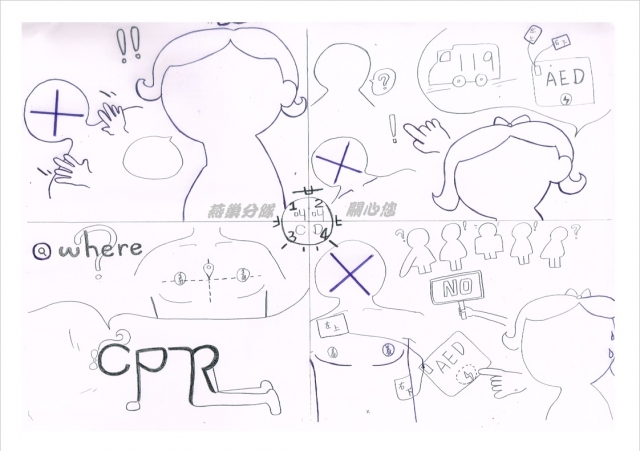 巢女教你CPR-緊急救護四格漫畫創意徵選活動