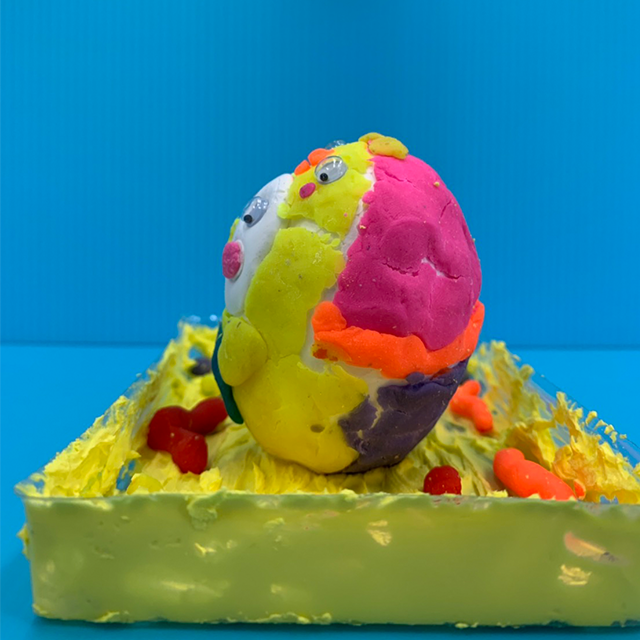 母雞帶小雞-創意彩蛋賽端午