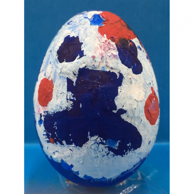 萬聖節白藍紅蛋-創意彩蛋賽端午