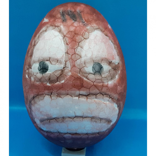 豆豆蟲覺得很熱-創意彩蛋賽端午