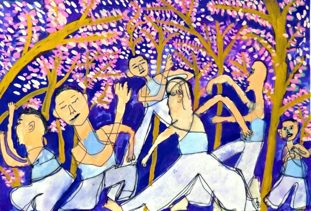 陳信宏｜紫藤森林的舞者-育成基金會 - 第11屆繪畫比賽 「網路人氣王」 票選活動~有抽獎機會