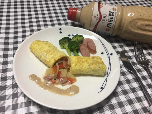 胡麻OMELETTE-富味鄉【黑白對決　雙醬無敵】