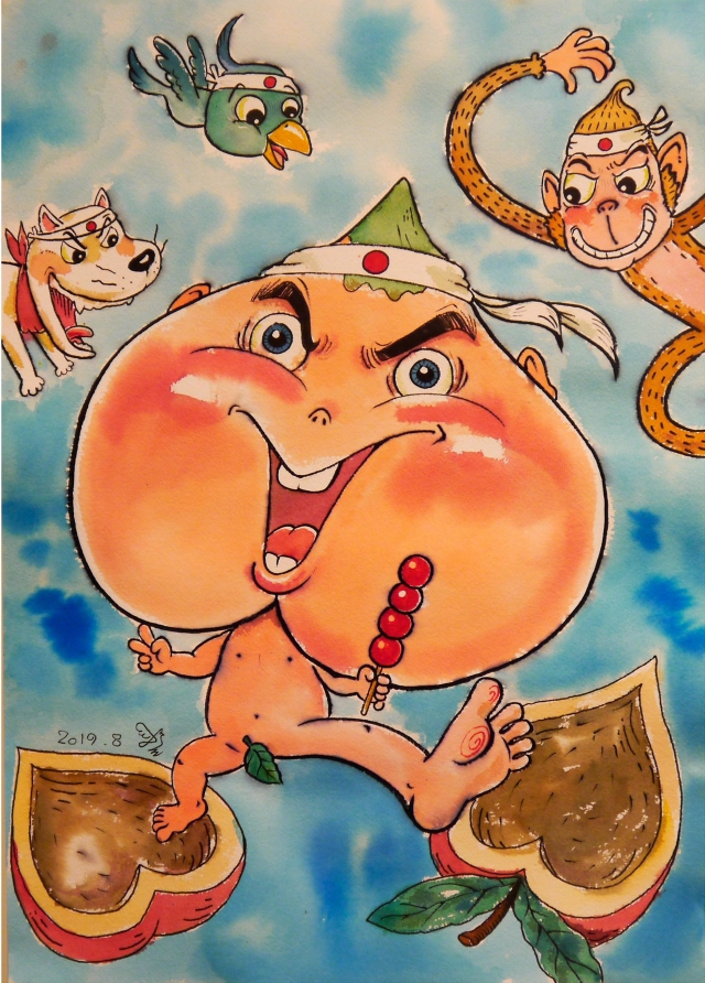 奇兒-桃太郎-國立臺南生活美學館~2019肖像漫畫PK/虛擬人物創作篇             網路票選活動