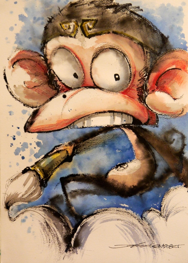 李森禮-孫悟空-國立臺南生活美學館~2019肖像漫畫PK/虛擬人物創作篇             網路票選活動