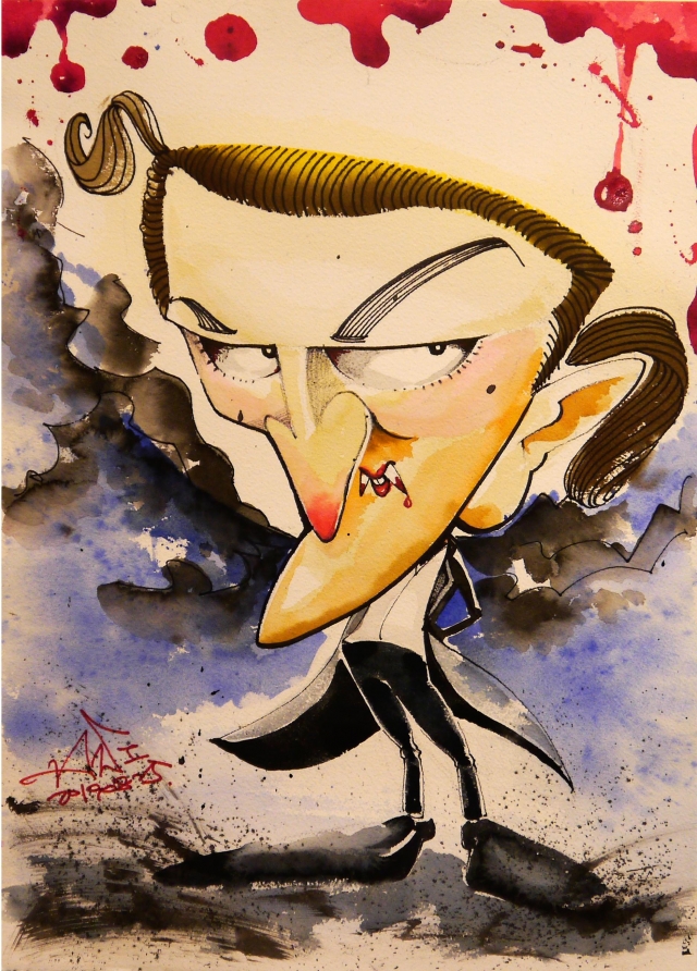 劉佳惠-吸血鬼古拉爵-國立臺南生活美學館~2019肖像漫畫PK/虛擬人物創作篇             網路票選活動