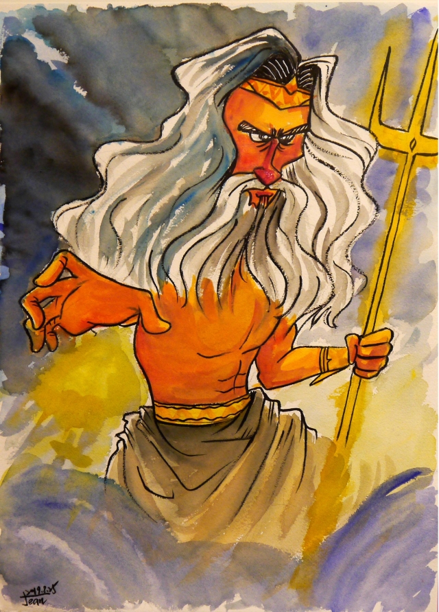 蔡怡真-太陽神宙斯-國立臺南生活美學館~2019肖像漫畫PK/虛擬人物創作篇             網路票選活動