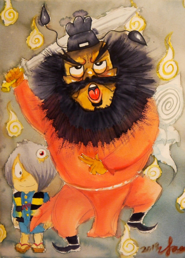 張藝耀-鍾馗-國立臺南生活美學館~2019肖像漫畫PK/虛擬人物創作篇             網路票選活動