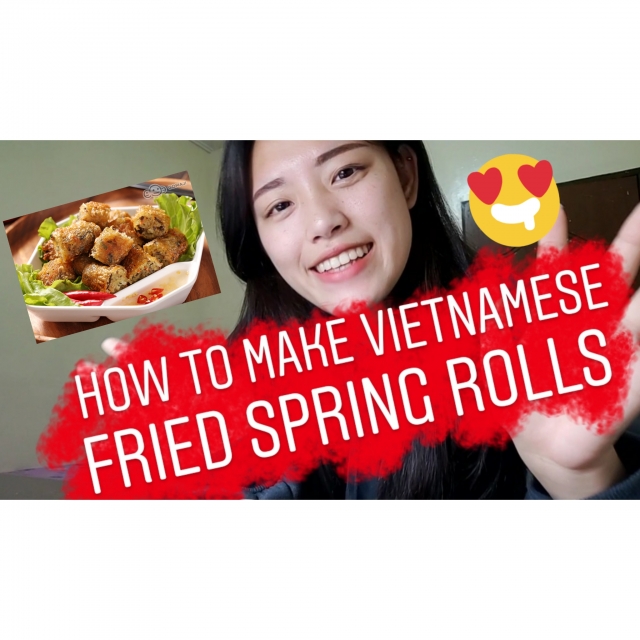 How to make Vietnamese fried spring rolls. -The SCVS next top YouTuber