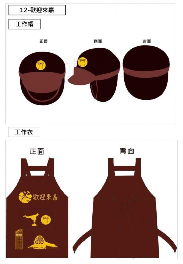 歡迎來嘉-食安在嘉，夜市形象工作衣帽、透明口罩不能少！設計比賽