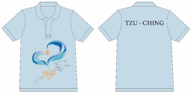 手望相助(正面)-慈青活動服 創意設計競賽 人氣票選抽好禮