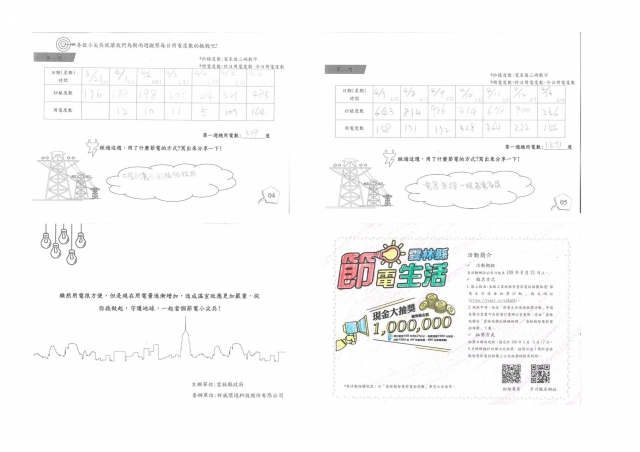 廖翊翔-雲林縣小縣民教育活動-「響應節電．友禮贈送」永定國小
