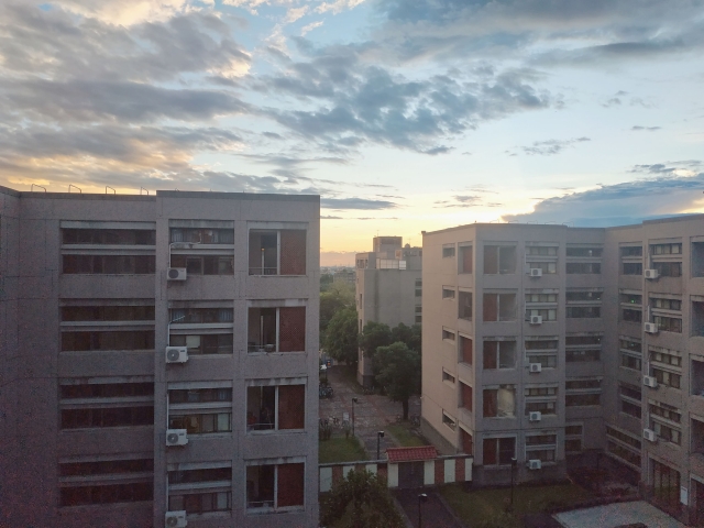 住五樓終於有優點了-夏日陽光季-宿舍生活點滴照片徵選-宿舍景觀