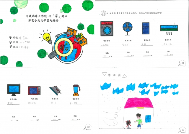 林俊彤-雲林縣小縣民教育活動學習紀錄冊-中溪國小