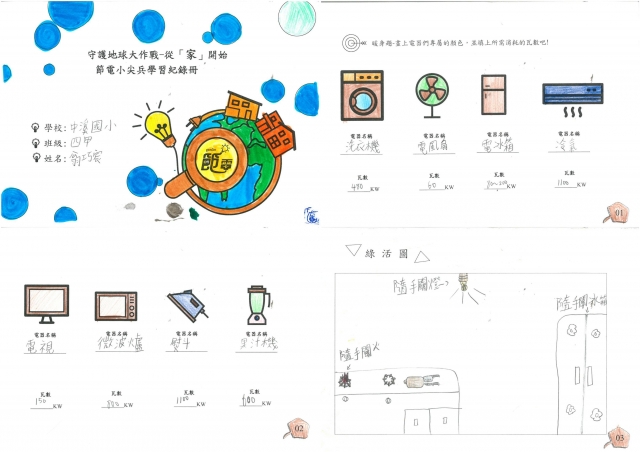 翁巧宸-雲林縣小縣民教育活動學習紀錄冊-中溪國小