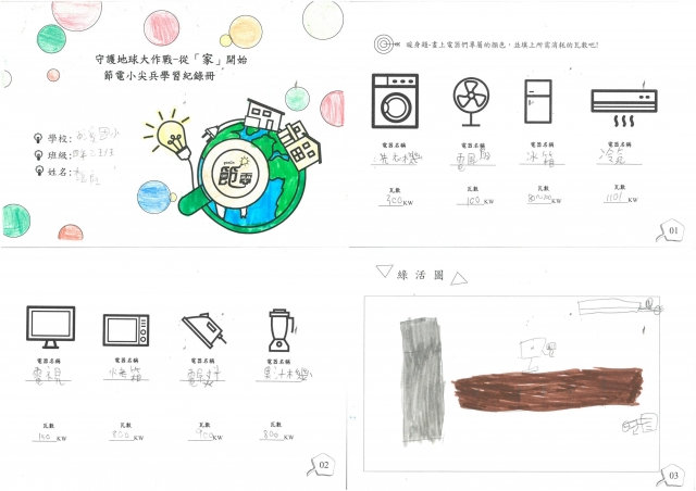 李岳庭-雲林縣小縣民教育活動學習紀錄冊-中溪國小