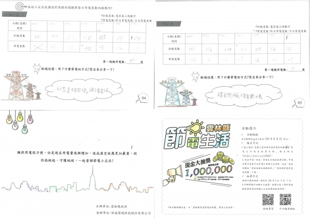 張博捷-雲林縣小縣民教育活動學習紀錄冊-中溪國小