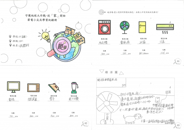 張閎鈞-雲林縣小縣民教育活動學習紀錄冊-中溪國小