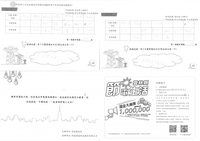 周煜盛-雲林縣小縣民教育活動學習紀錄冊-中溪國小
