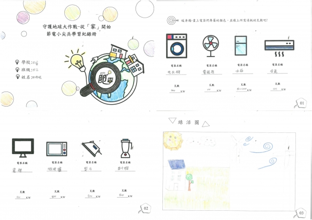 林沛妮-雲林縣小縣民教育活動學習紀錄冊-中溪國小