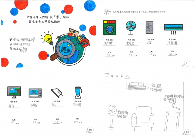 蔡睿恩-雲林縣小縣民教育活動學習紀錄冊-林頭國小
