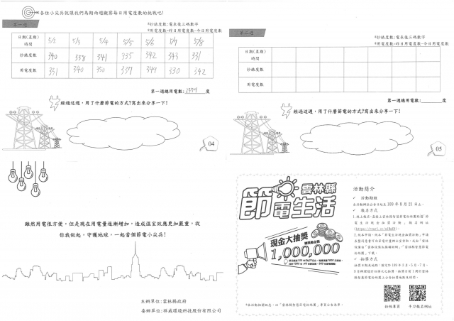 蔡睿恩-雲林縣小縣民教育活動學習紀錄冊-林頭國小