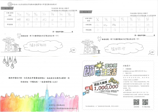 劉星妤-雲林縣小縣民教育活動學習紀錄冊-林頭國小