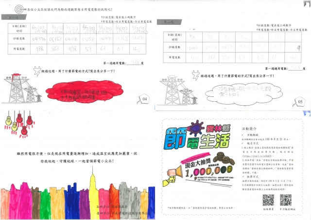 馬雨柔-雲林縣小縣民教育活動學習紀錄冊-林頭國小
