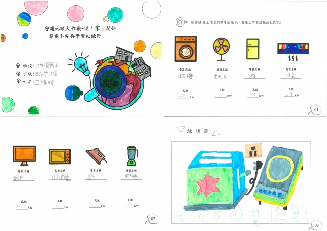 王維暄-雲林縣小縣民教育活動學習紀錄冊-林頭國小