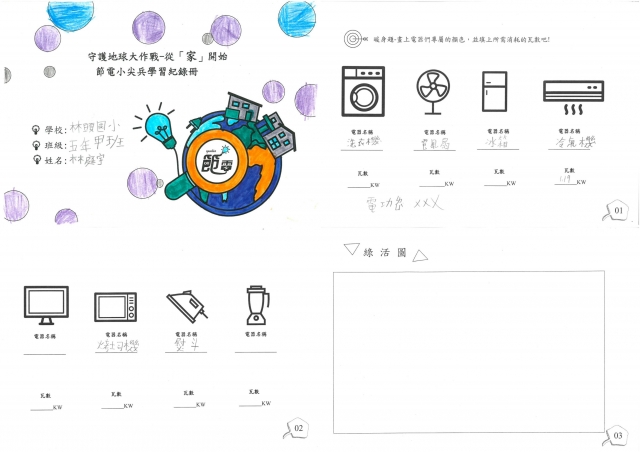 林庭宇-雲林縣小縣民教育活動學習紀錄冊-林頭國小