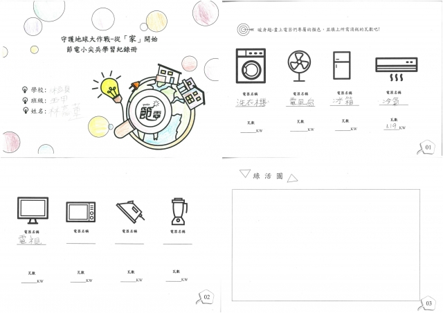 林嘉蓮-雲林縣小縣民教育活動學習紀錄冊-林頭國小
